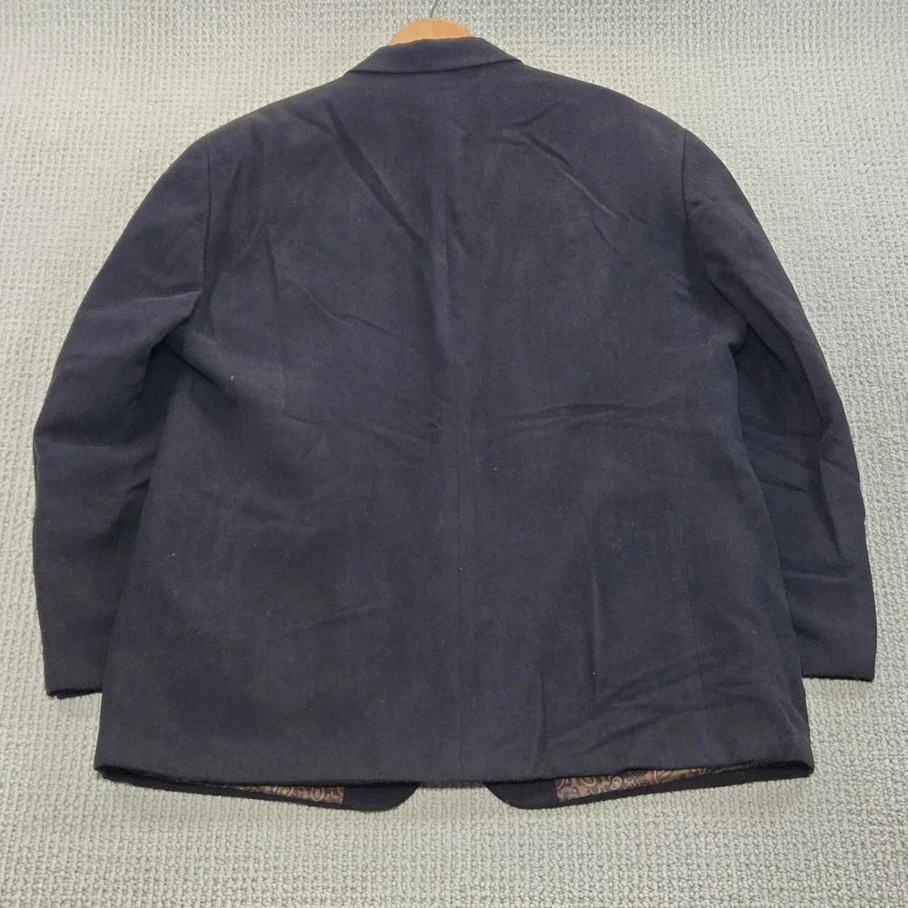 Ralph Lauren Blazer Mens 42R Black Sport Coat Paisley Lined Corduroy‎